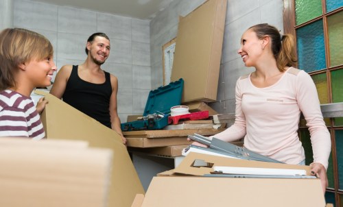 Office relocation items prepared for commercial removals in Hounslow