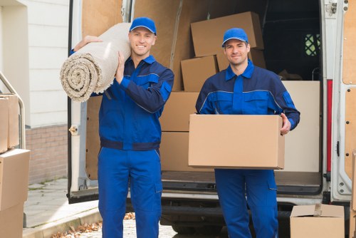 Removals van ready for a local move in Hounslow