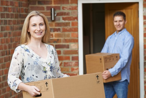 House movers helping with a residential move in Hounslow