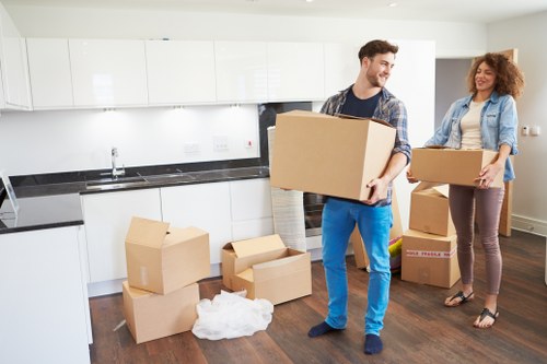 Local movers loading items carefully for a relocation in Hounslow