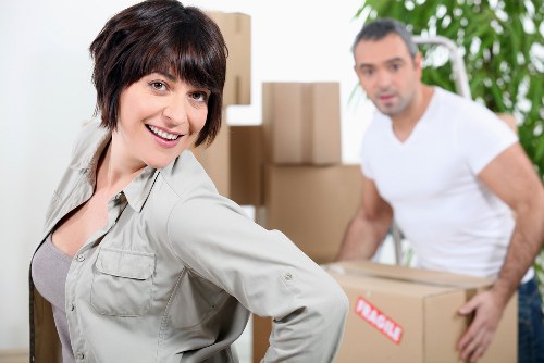 Local moving service handling boxes and household items